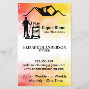 Maid Cleaning House Professional Cleaning Services Flyer