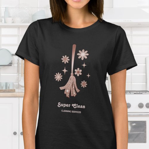 Maid Cleaning House Professional Cleaning Services T_Shirt