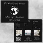 Maid Cleaning House QR Code Sparkling Business