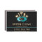 Maid Cleaning House Sparkling  Gold Business Card 