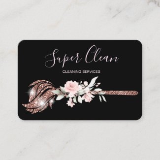 Girly Cleaning Services Business Cards - Page 1 - Girly Business Cards