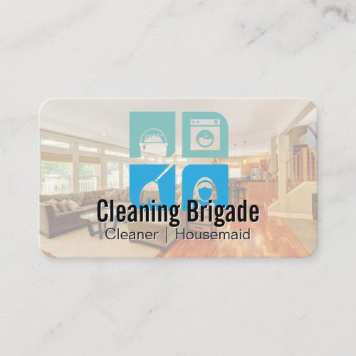 Maid Cleaning Services | Sanitizing Business Card