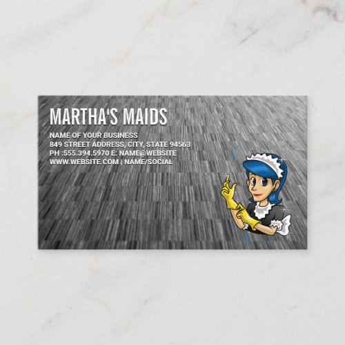 Maid Icon Business Card