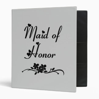 Maid Of Honor 3 Ring Binder