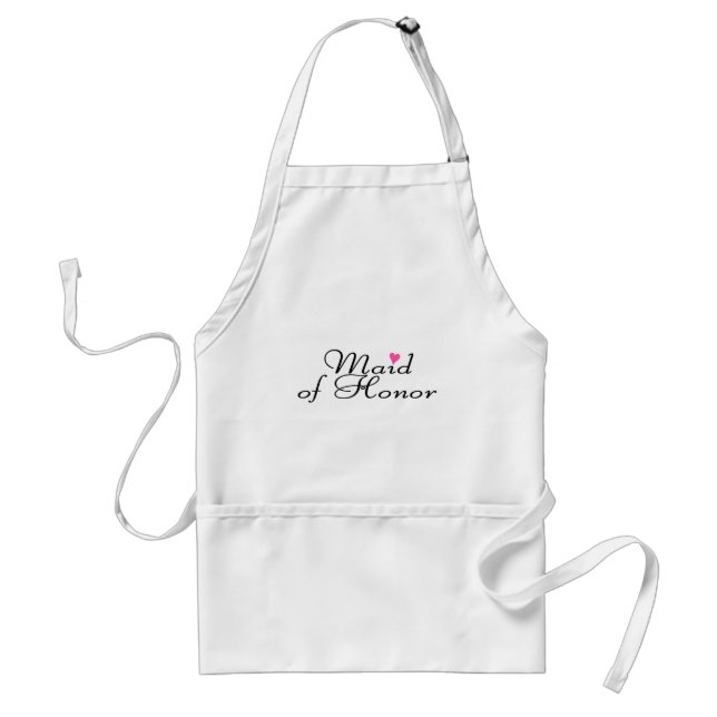 Maid Of Honor Adult Apron (Front)