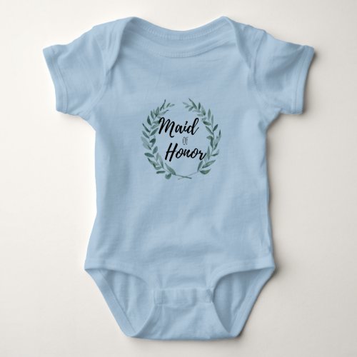 Maid of honor baby bodysuit