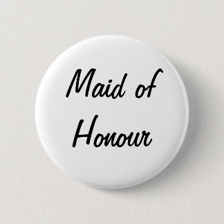 'Maid of Honor' Badge Button