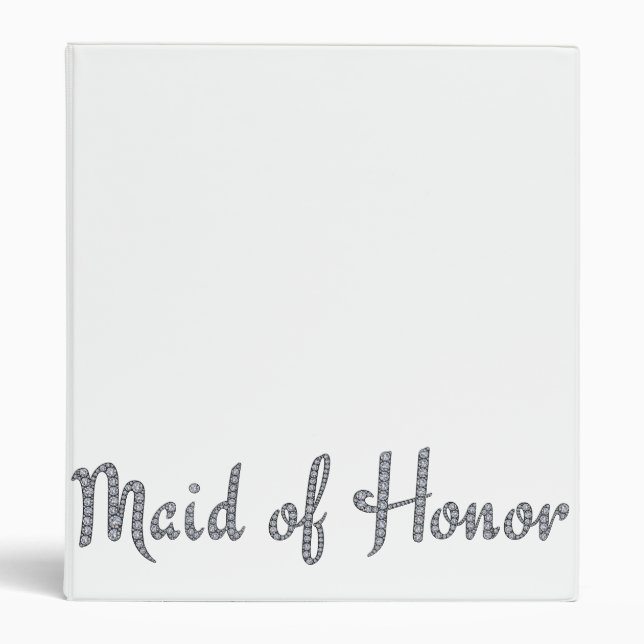 Maid of Honor bling binder (Front)