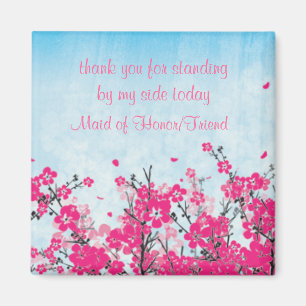 Maid of Honor/Bridesmaid Thank You  Magnet