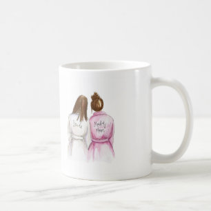 Maid of Honor? Brunette Bride Auburn Bun Maid Coffee Mug