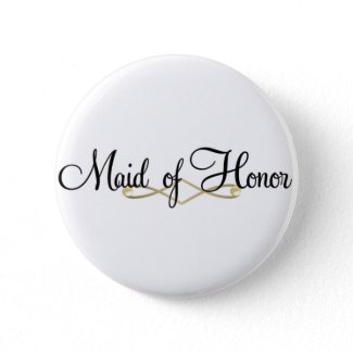 Maid Of Honor Buttons