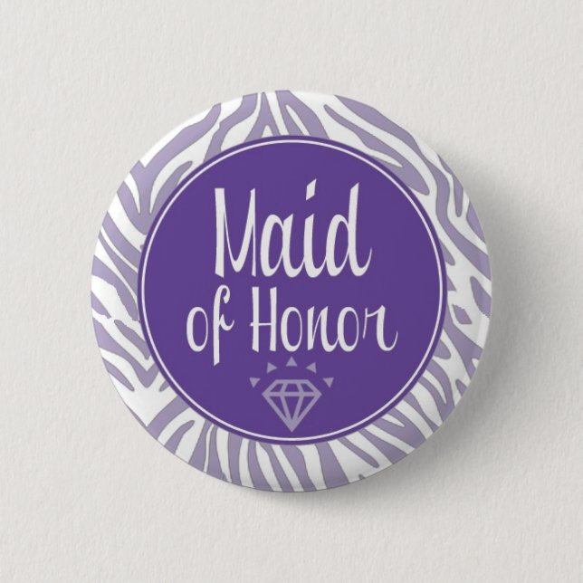 Maid of Honor Button (Front)