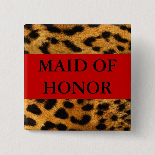 Maid of Honor Button (Front)