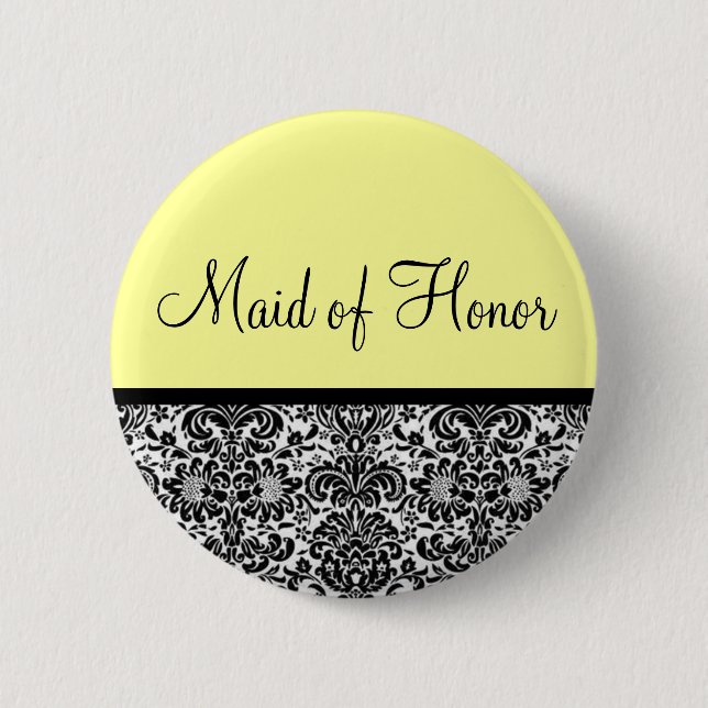 Maid of Honor Button (Front)