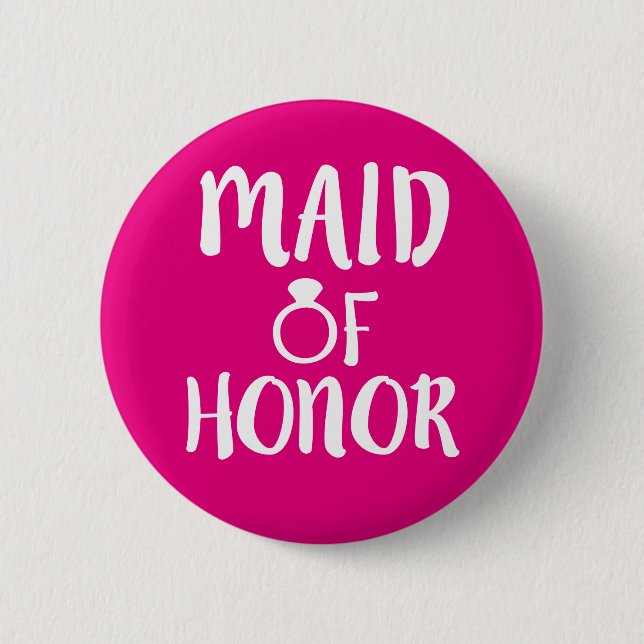 Maid of Honor button (Front)
