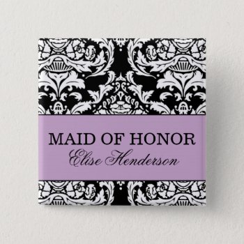 Maid Of Honor Button by designaline at Zazzle
