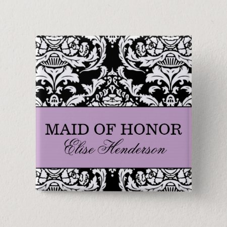 Maid Of Honor Button