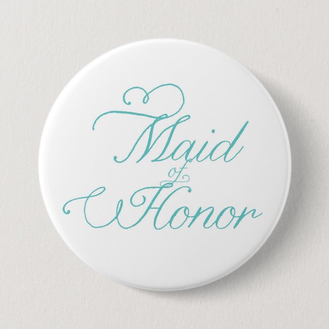 Maid of Honor Button (Front)