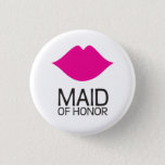 Maid Of Honor Button at Zazzle