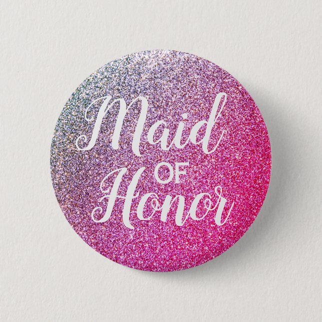 Maid of Honor button for bridal shower (Front)