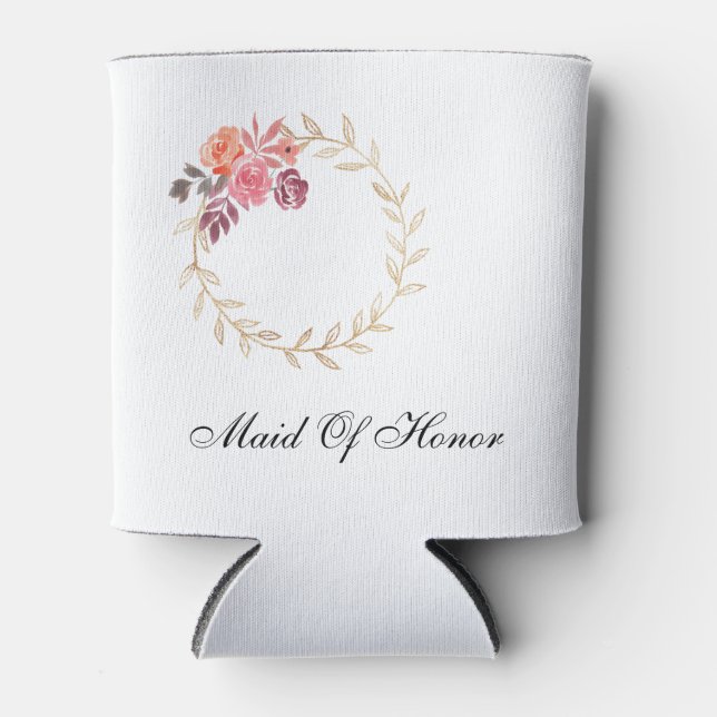 Maid Of Honor Can Cooler (Front)