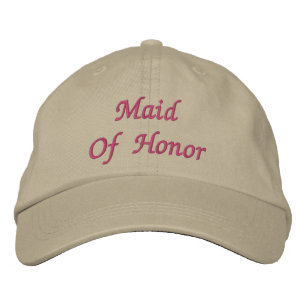 Maid Of Honor Embroidered Baseball Cap