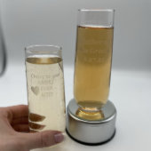 Maid Of Honor Etched Stemless Champagne Flute (More options)