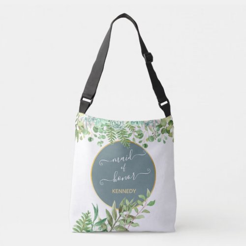 Maid of Honor Fab Teal Crossbody Bag