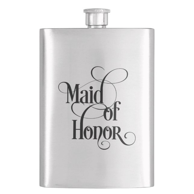 Maid of Honor Flask (Front)