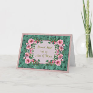 Maid of Honor Friend Invitation