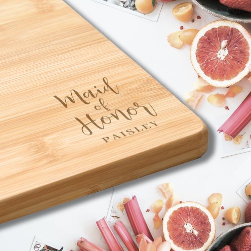 Maid of Honor Gifts Charcuterie Cutting Board