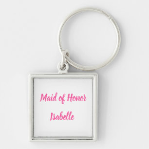 Maid of Honor Gifts Custom Name Gifts Wedding Key Keychain