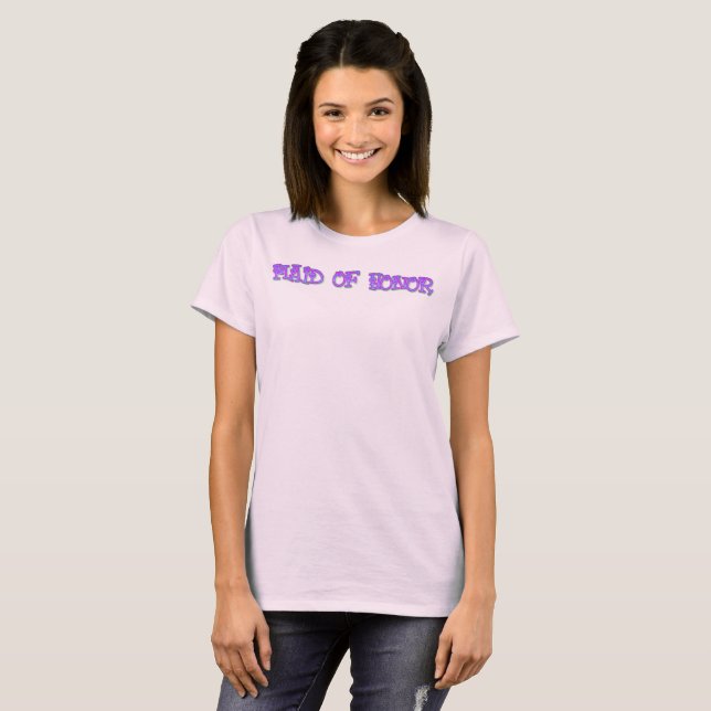 Maid Of Honor Hearts T-Shirt (Front Full)