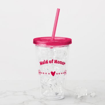 Maid of Honor - Hot Pink Bachelorette Party