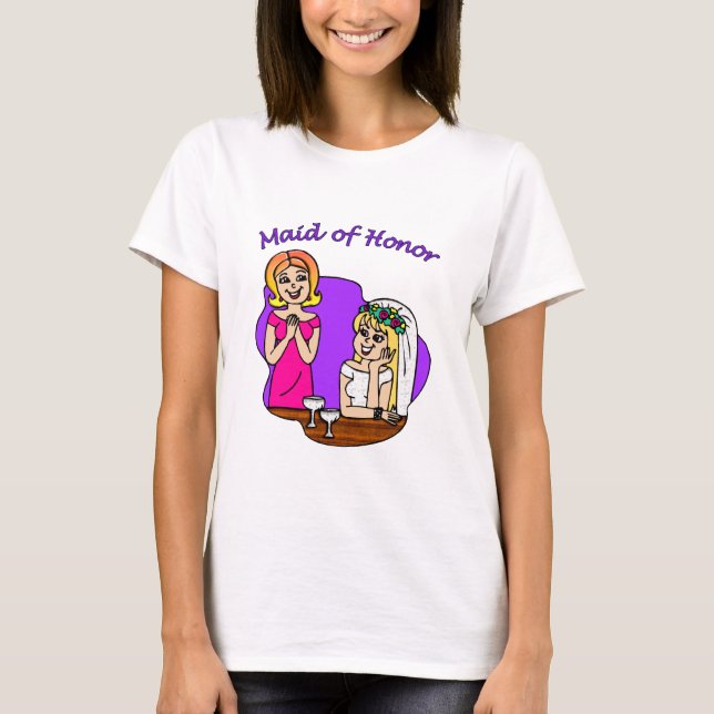 Maid of Honor I T-Shirt (Front)