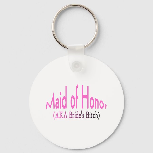 Maid Of Honor Keychain (Front)