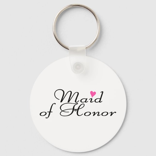 Maid Of Honor Keychain (Front)