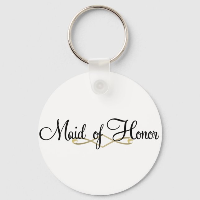 Maid Of Honor Keychain (Front)