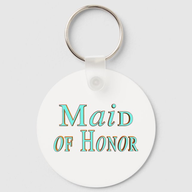 Maid Of Honor Keychain (Front)