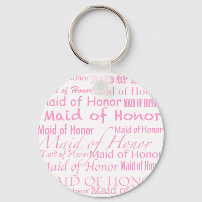 Maid of honor keychain (Front)