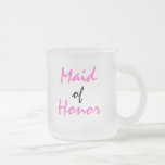 Maid Of Honor Mug at Zazzle