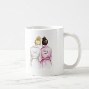 Maid of Honor? Mug Blonde Bride Dark Brunette Maid