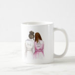 Maid of Honor? Mug Dk Brunette Bride Brunette Maid<br><div class="desc">Ask your friends and family to stand beside you with a functional keepsake! On this mug, a Dark Brunette Bun Bride is featured with her Brunette Shoulder Length Maid of Honor. The back reads "Will you be my Maid of Honor?". I’m so excited to now be offering my very popular...</div>