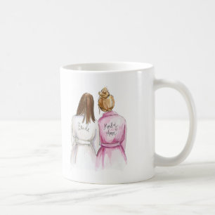 Maid of Honor? Mug Long Br Bride Dk Bl Maid