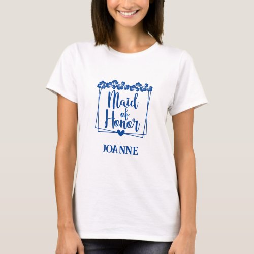 Maid of Honor  name T_Shirt