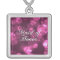 Maid of Honor Necklace [Pink Bokeh]