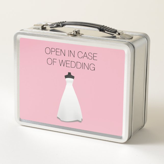 Maid of Honor or Bridesmaid's Lunch Box Invite (Front)