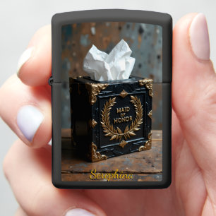 Maid of Honor Ornate Keepsake Zippo Lighter