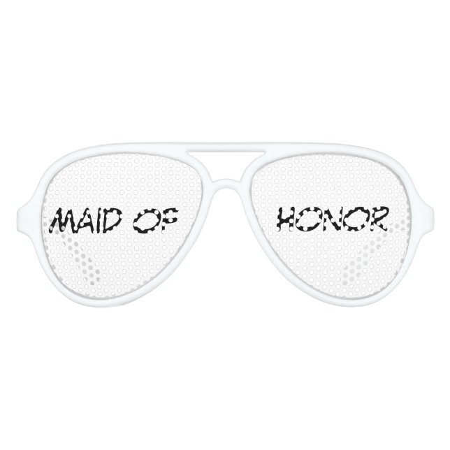 "Maid of Honor" Party Shades (Front)