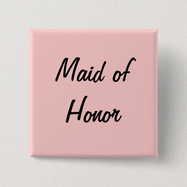Maid of honor pin (Front)